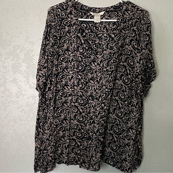 Tops - Vintage partners intimates button down top